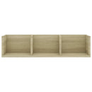 cd-reol 75x18x18 cm konstrueret træ sonoma-eg