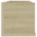 cd-reol 75x18x18 cm konstrueret træ sonoma-eg