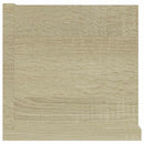 CD-hylde 100x18x18 cm konstrueret træ sonoma-eg