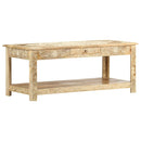 sofabord 110 x 50 x 45 cm håndmalet massivt mangotræ