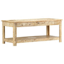 sofabord 110 x 50 x 45 cm håndmalet massivt mangotræ
