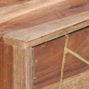 skrivebord med skuffer 100x55x75 cm massivt akacietræ