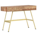 skrivebord med skuffer 100x55x75 cm massivt akacietræ