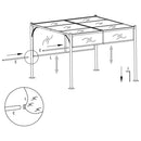 pergola tilbagetrækkeligt tag 3x3 m antracitgrå