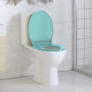 toiletsæde med soft-close oval grøn