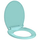 toiletsæde med soft-close oval grøn