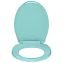 toiletsæde med soft-close oval grøn