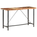 barbord 180x70x107 cm massivt genbrugstræ