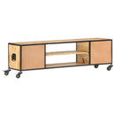 tv-skab 130x30x39 cm massivt mangotræ