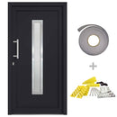 hoveddør 108x200 cm antracitgrå