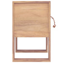 sengebord 40x30x50 cm massivt teaktræ