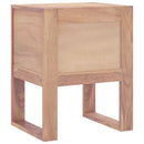 sengebord 40x30x50 cm massivt teaktræ