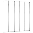 brusevæg til badekar 120x140 cm hærdet glas gennemsigtigt