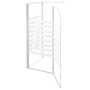 brusevæg 120x68x130 cm hærdet glas stribet
