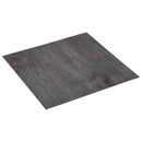 Gulvplanker Sort og grå 5,11 m² 55 stk. PVC
