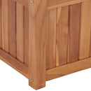 hævet plantekasse 30x30x30 cm massivt teaktræ