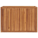 hævet plantekasse 100x50x70 cm massivt teaktræ
