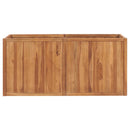 hævet plantekasse 150x50x70 cm massivt teaktræ