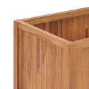 hævet plantekasse 150x50x70 cm massivt teaktræ