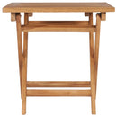 foldbart havebord 45x45x45 cm massivt teaktræ