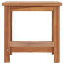 sofabord 45x45x45 cm massivt teaktræ
