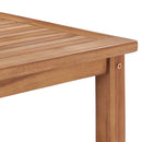 sofabord 45x45x45 cm massivt teaktræ