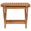 foldbar fodskammel 46,5x49x41,5 cm massivt teaktræ