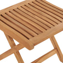 foldbar fodskammel 46,5x49x41,5 cm massivt teaktræ