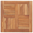bordplade 60x60x2,5 cm massivt teaktræ