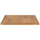 bordplade 60x60x2,5 cm massivt teaktræ