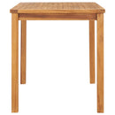 havebord 120x70x77 cm massivt teaktræ