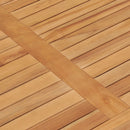 havebord 120x70x77 cm massivt teaktræ