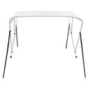 biminitop med 3 buer 183x140x137 cm hvid