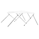 biminitop med 3 buer 183x160x137 cm hvid