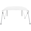 biminitop med 4 buer 243x180x137 cm hvid