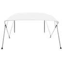 biminitop med 4 buer 243x196x137 cm hvid