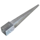 jordpløkker 2 stk. 10 x 10 x 76 cm galvaniseret stål sølvfarvet