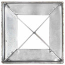 jordpløkker 6 stk. 10 x 10 x 76 cm galvaniseret stål sølvfarvet