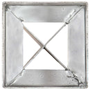 jordpløkker 12 stk. 10 x 10 x 91 cm galvaniseret stål sølvfarvet