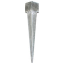 jordpløkker 6 stk. 14 x 14 x 91 cm galvaniseret stål sølvfarvet