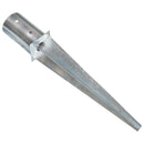 jordpløkker 6 stk. 8 x 61 cm galvaniseret stål sølvfarvet