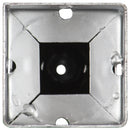 jordpløkker 6 stk. 7 x 7 x 56 cm galvaniseret stål sølvfarvet