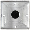 jordpløkker 2 stk. 12 x 12 x 56 cm galvaniseret stål sølvfarvet