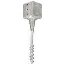 jordpløkker 6 stk. 12 x 12 x 56 cm galvaniseret stål sølvfarvet