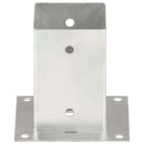stolpefod 4 stk. 91 mm galvaniseret metal