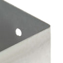 stolpefod 4 stk. 91 mm galvaniseret metal