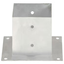 stolpefod 4 stk. 141 mm galvaniseret metal