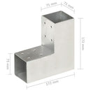 stolpebeslag L-form 71x71 mm galvaniseret metal