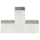 stolpebeslag T-form 71x71 mm galvaniseret metal