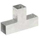 stolpebeslag T-form 4 stk. 71x71 mm galvaniseret metal